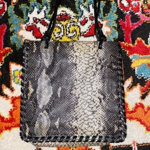 SNAKE SKIN TOTE